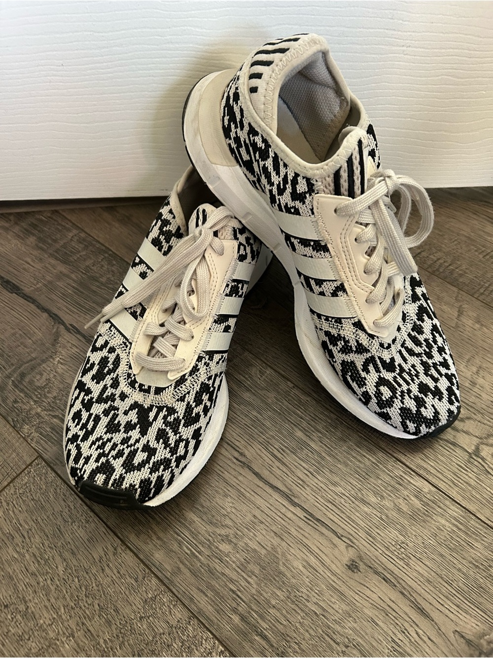Adidas Swift Run Leopard Print Sneaker